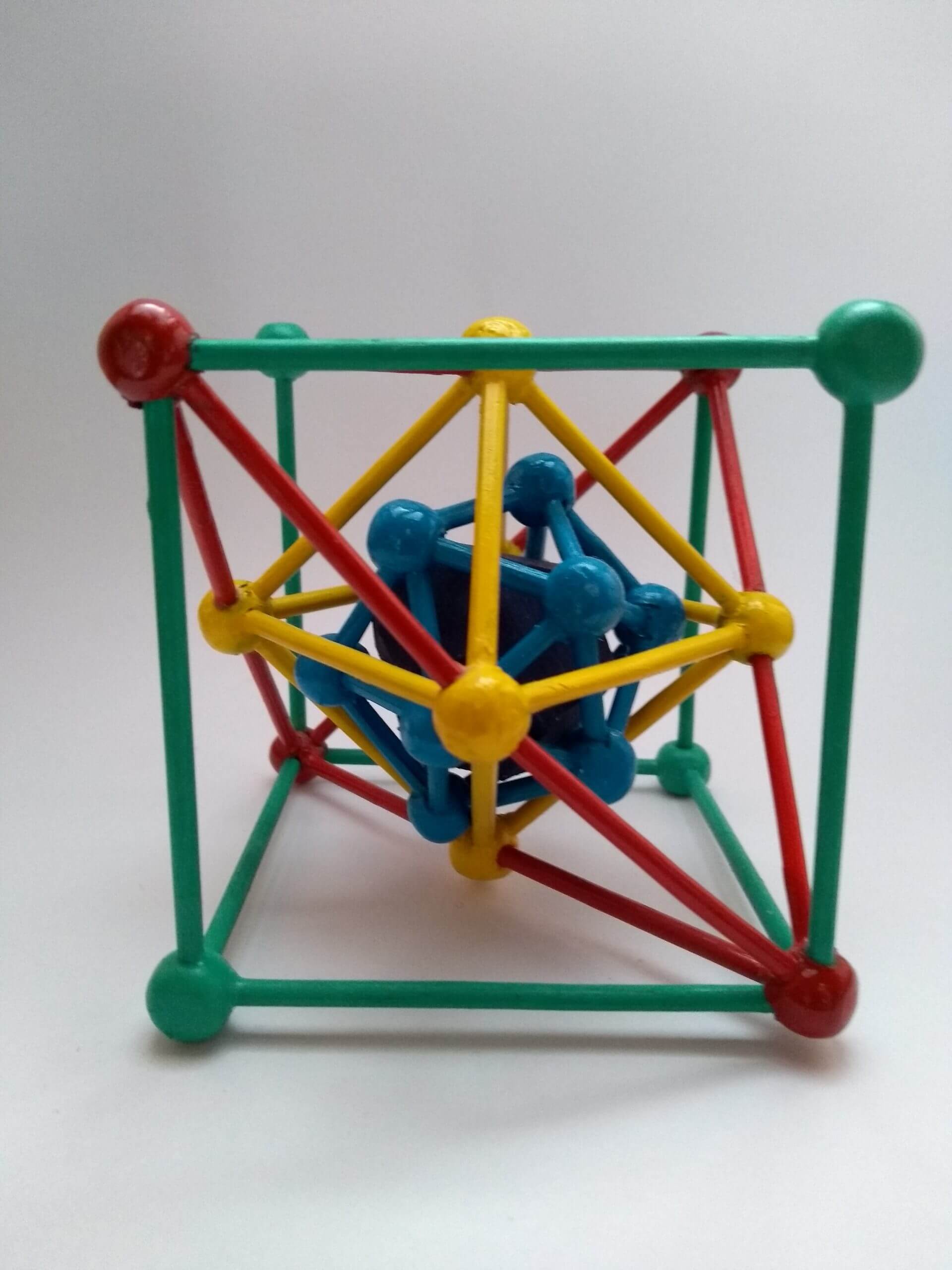 Figura Cubo de Metatrón en Madera - Equilibrio y Meditación - Imagen 2