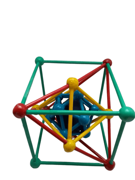 Figura Cubo de Metatrón en Madera - Equilibrio y Meditación