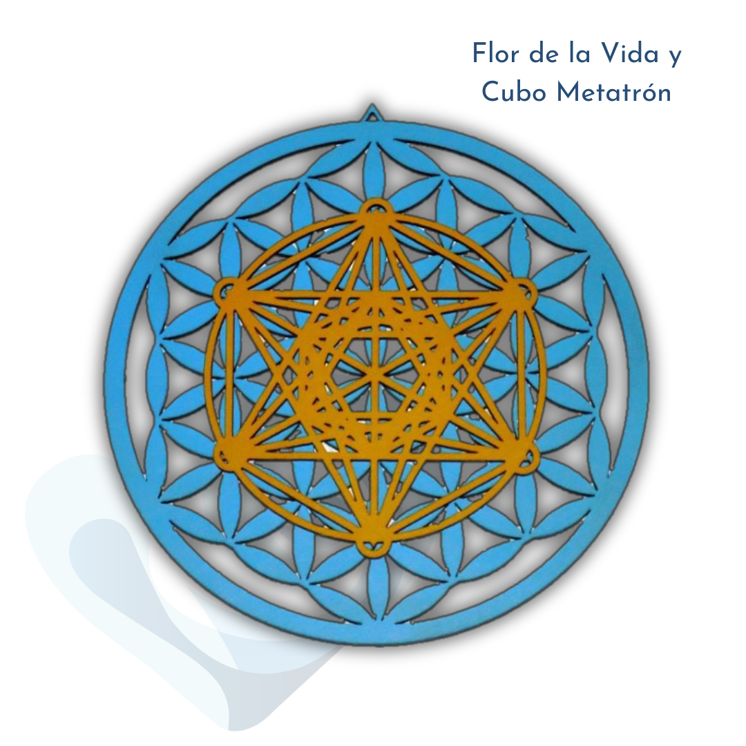 Flor de la Vida en Madera - Geometría Sagrada y Armonización - Imagen 2