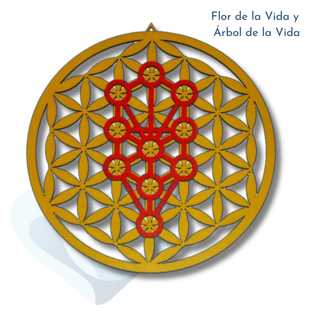 Flor de la Vida en Madera - Geometría Sagrada y Armonización - Imagen 4