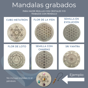 mandala flor de la vida en madera