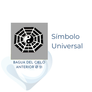 Símbolo Universal Bagua del cielo anterior madera Ø 21 cm